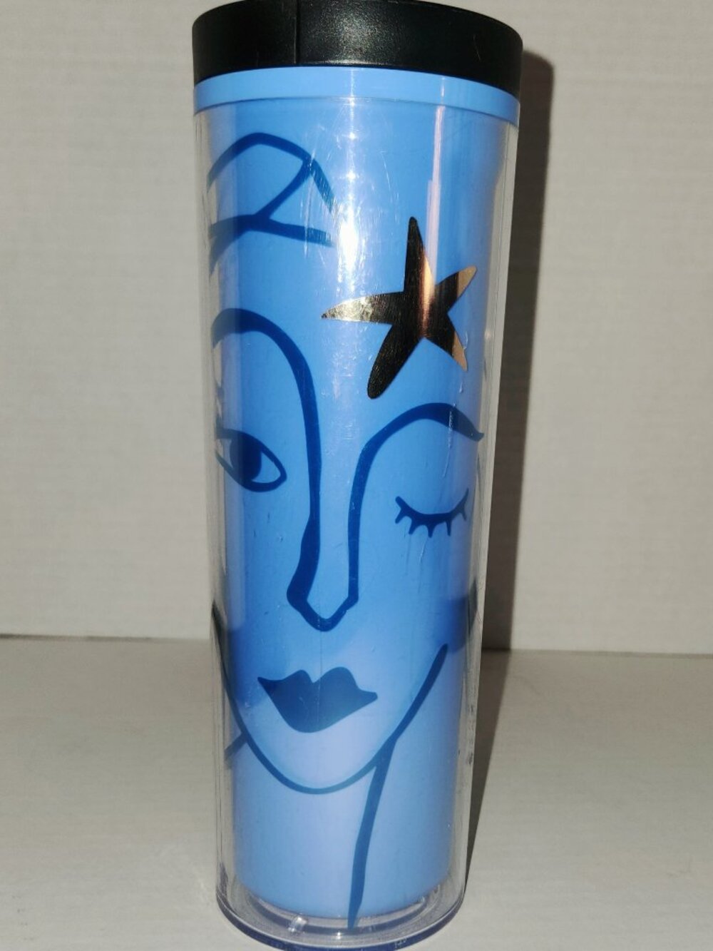 Starbucks Anniversary Siren Gold Star Travel Tumbler Mug Limited Edition